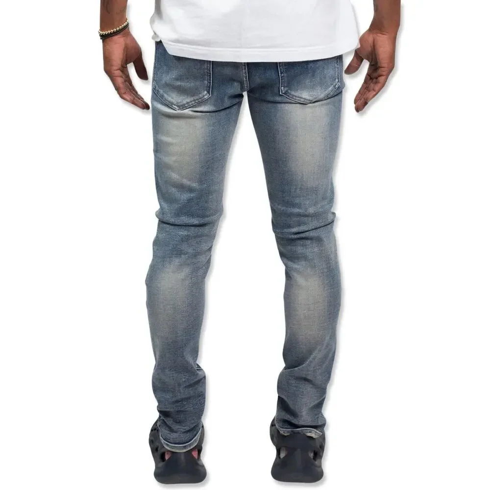 CDMG&Co Caliber Denim Decoy Super Skinny Distressed Jeans Vintage Blue 30 X 32